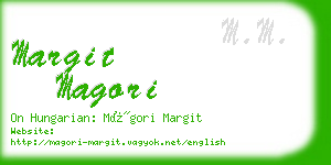 margit magori business card